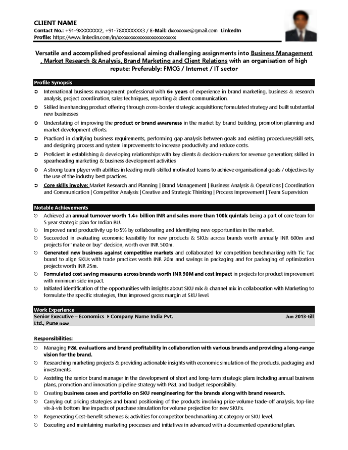Free Resume Samples Free CV Template Download Free CV Sample Senior 