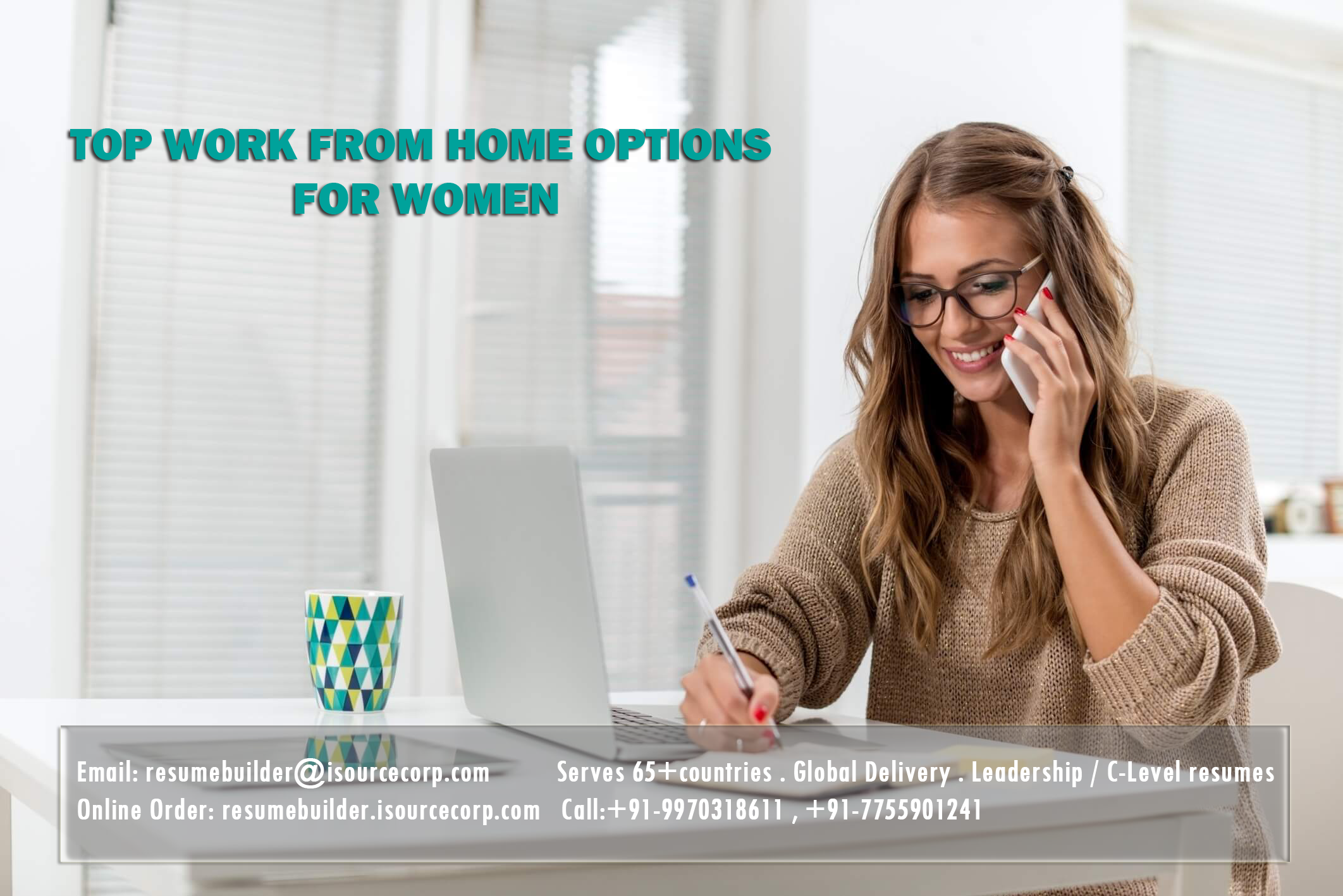 Top work from home options for women, Remote working